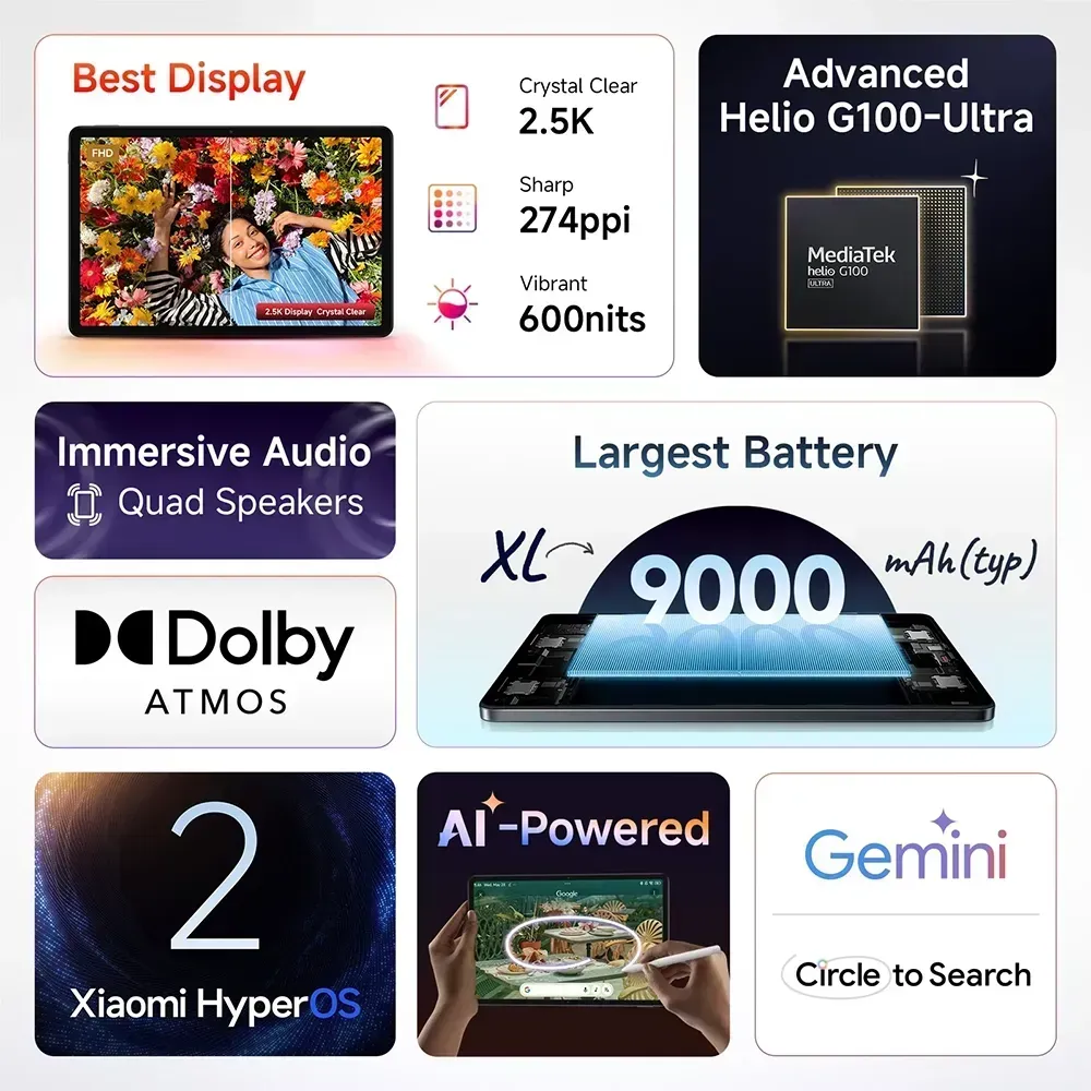 Buy Xiaomi Redmi Pad 2 WiFi+4G Tablet 6GB/128GB – Best Price – Pai