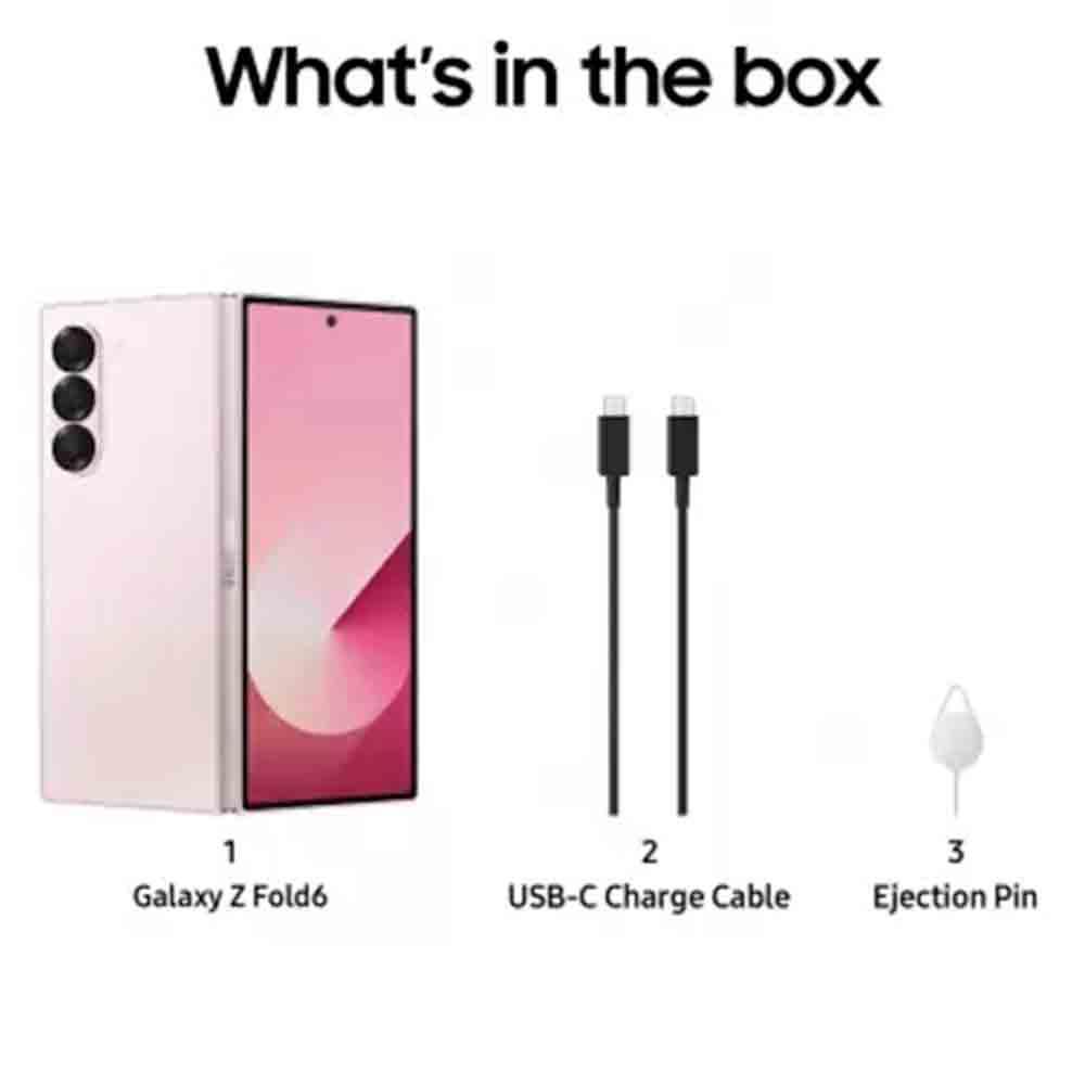 Buy Samsung Galaxy Z Fold6 5G (12GB/512GB, Pink) - Unfold