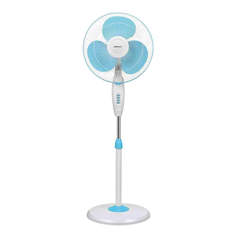 Bajaj 251318 Blades 400 mm Fan (Icy Blue White Pedestal)