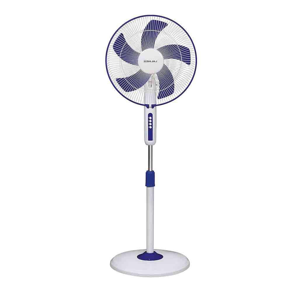 Bajaj 251294 5 Blades 500mm Pedestal Fan (Blue) - Silent & Durable