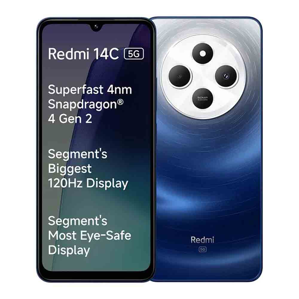 Buy Redmi 14C 5G (4GB RAM, 64GB ROM, Starlight Blue) Online - Fast