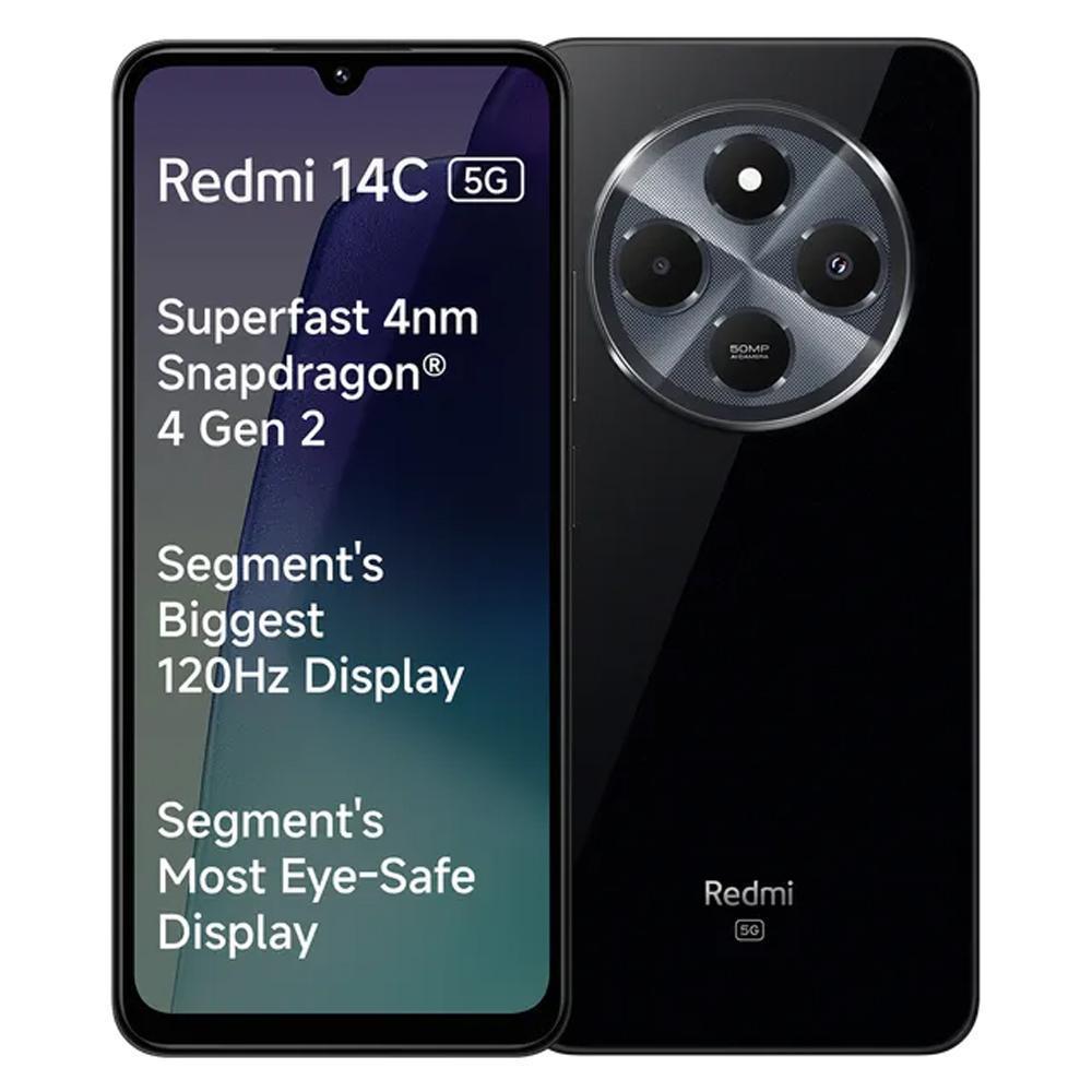 Buy Redmi 14C 5G (4GB RAM, 128GB ROM) Stargaze Black Online - PAI