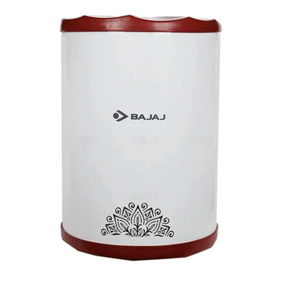Bajaj FIERRO 15 Litres Vertical Storage Water GeysersWith Built in  Termostat, ABS Plastic Body (150880, White)