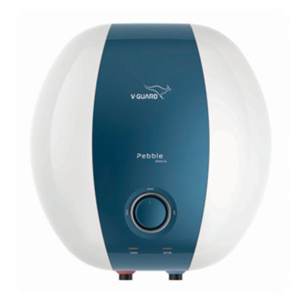 V-Guard PEBBLE METRO SERIES Litres Vertical Storage Geyser, PPGI Body  (3000759, White)