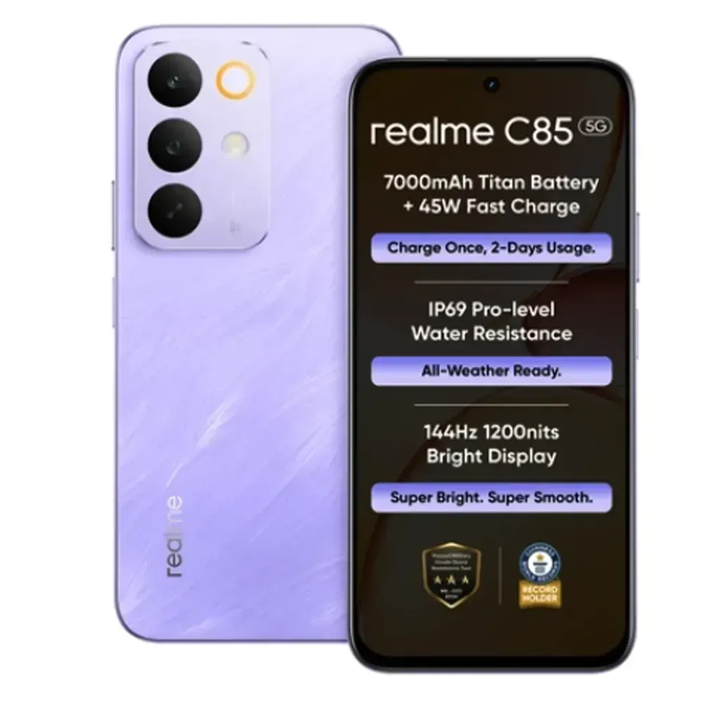 Buy Realme C85 5G 6GB/128GB Phone Parrot Purple – Pai International