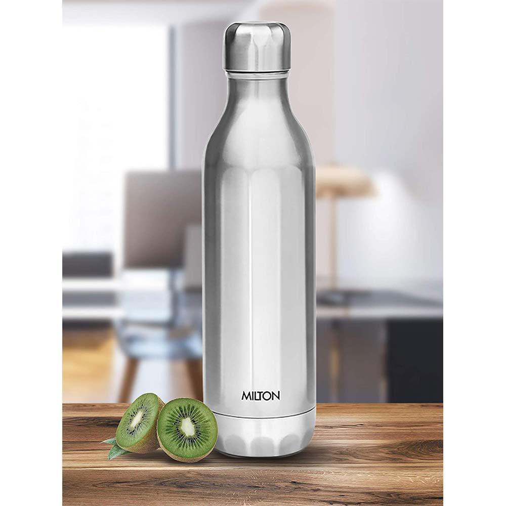 Milton Bliss 1100 Thermosteel Water Bottle, 1060 ml, Silver