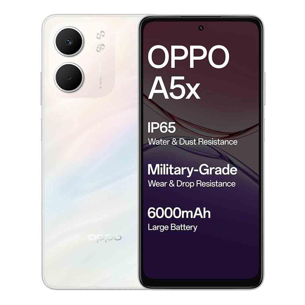 Buy Oppo A5x 4GB 128GB Laser White – Best Price Pai International