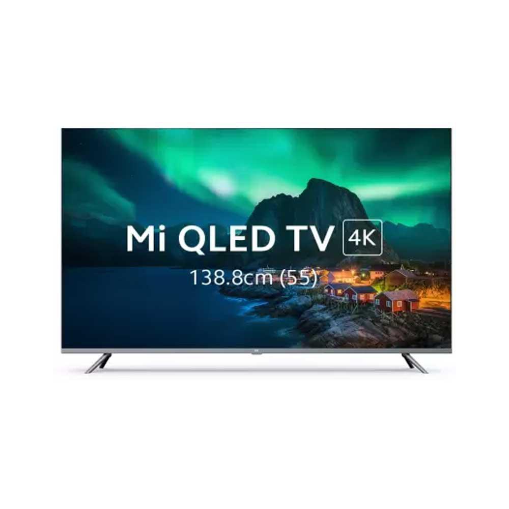 Xiaomi cm QLED 4K Smart TV With 60 Hz, Android TV OS (L55M6-EQG,  Black)