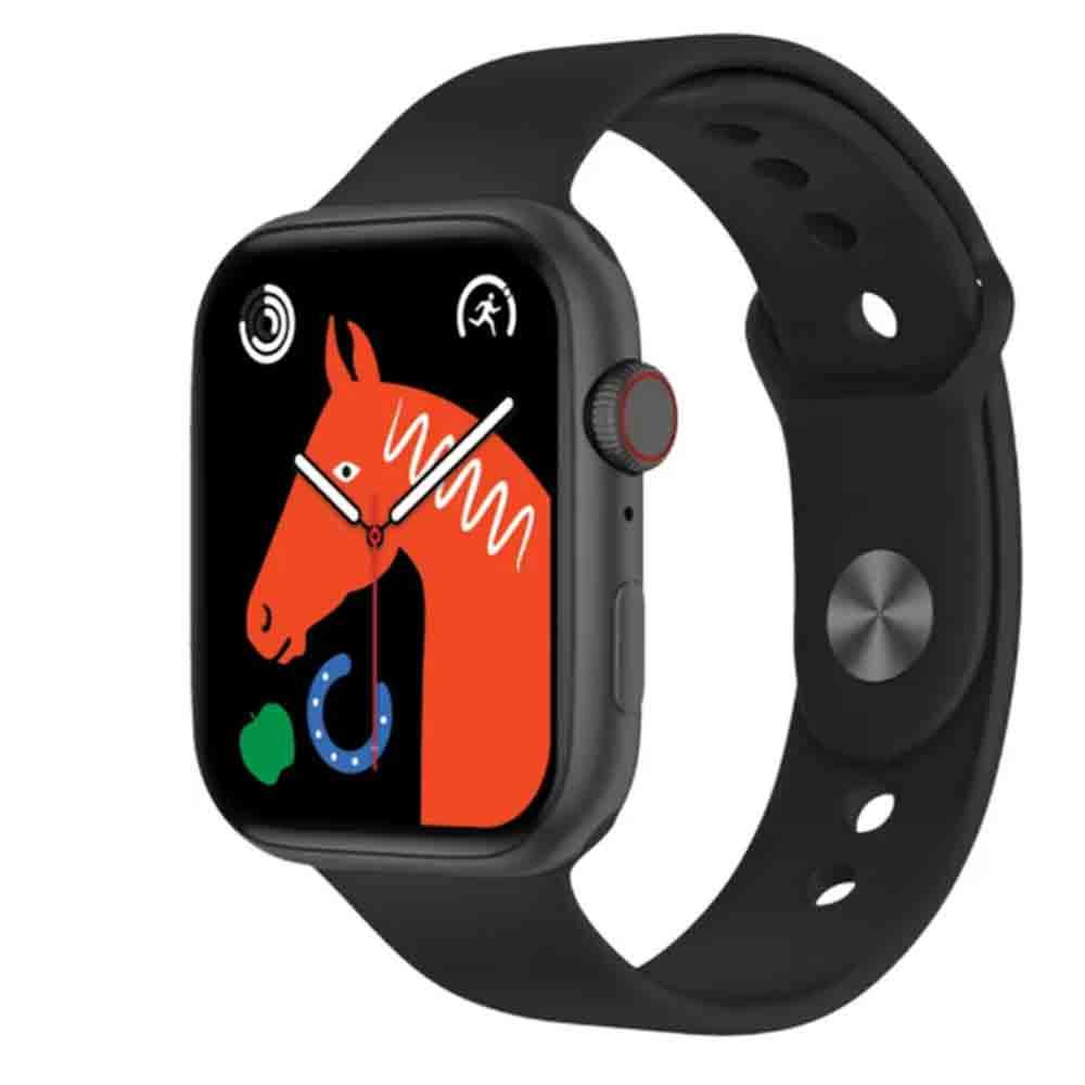 Hapipola FIT PRO Touchscreen Smartwatch with Heart Rate Monitor (33 mm,  Water resistant, Black)