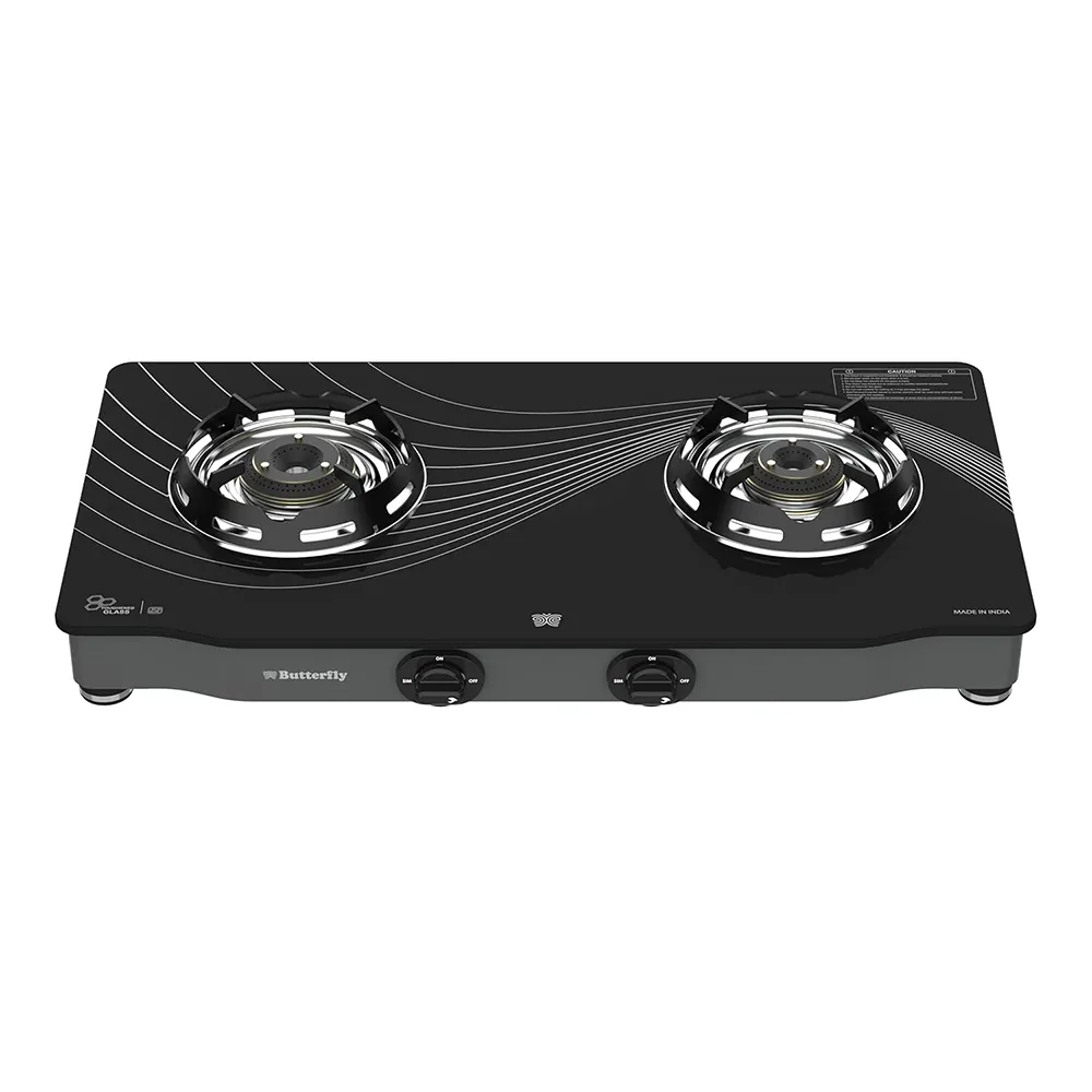 Burner Glass Top Gas Two Burner Gas Stove Butterfly Buy Butterfly