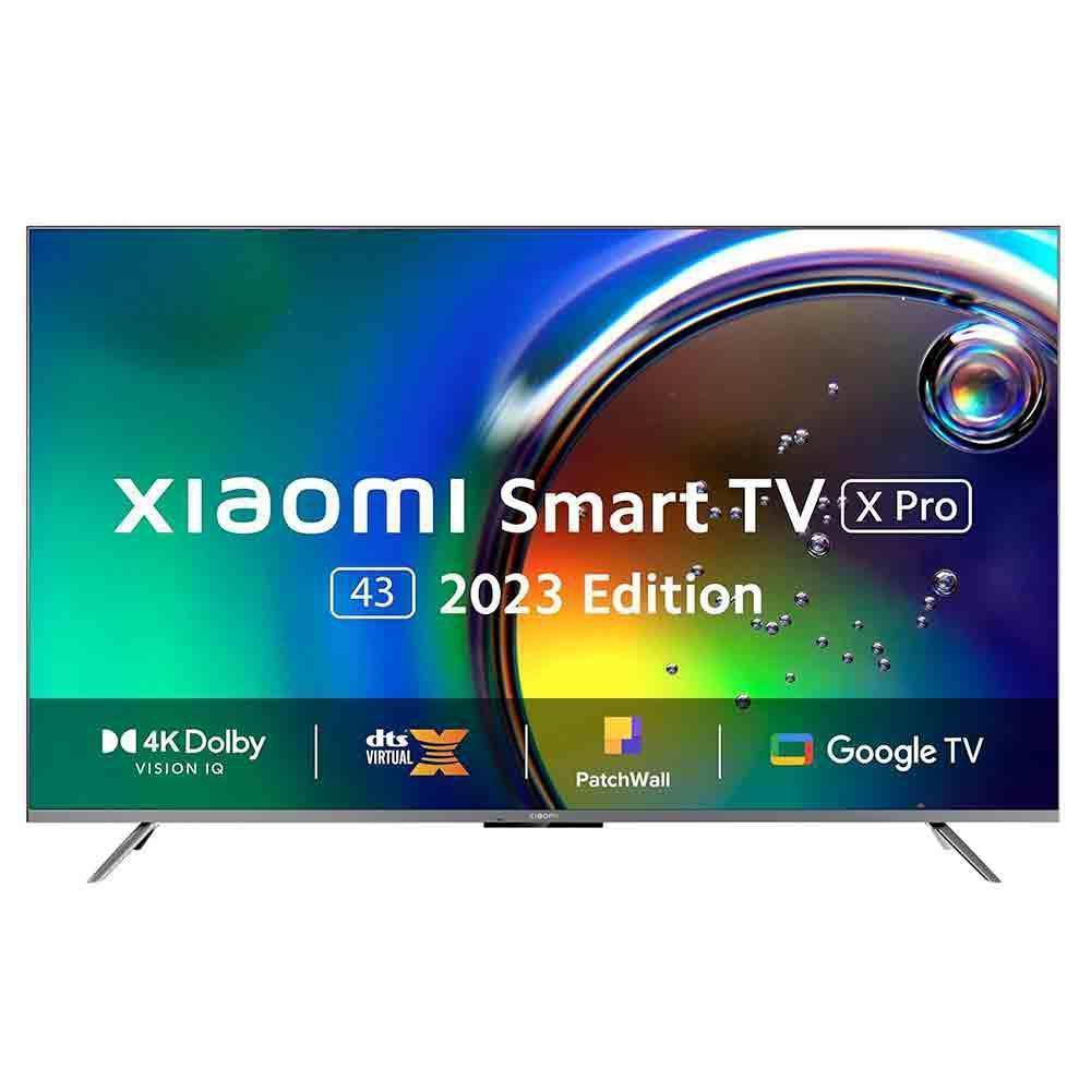 Xiaomi 108 cm Ultra HD 4K Smart TV With 60 Hz, Quad Core A55 Processor,  Google TV OS (L43M8-5XIN, Grey) - Main Image
