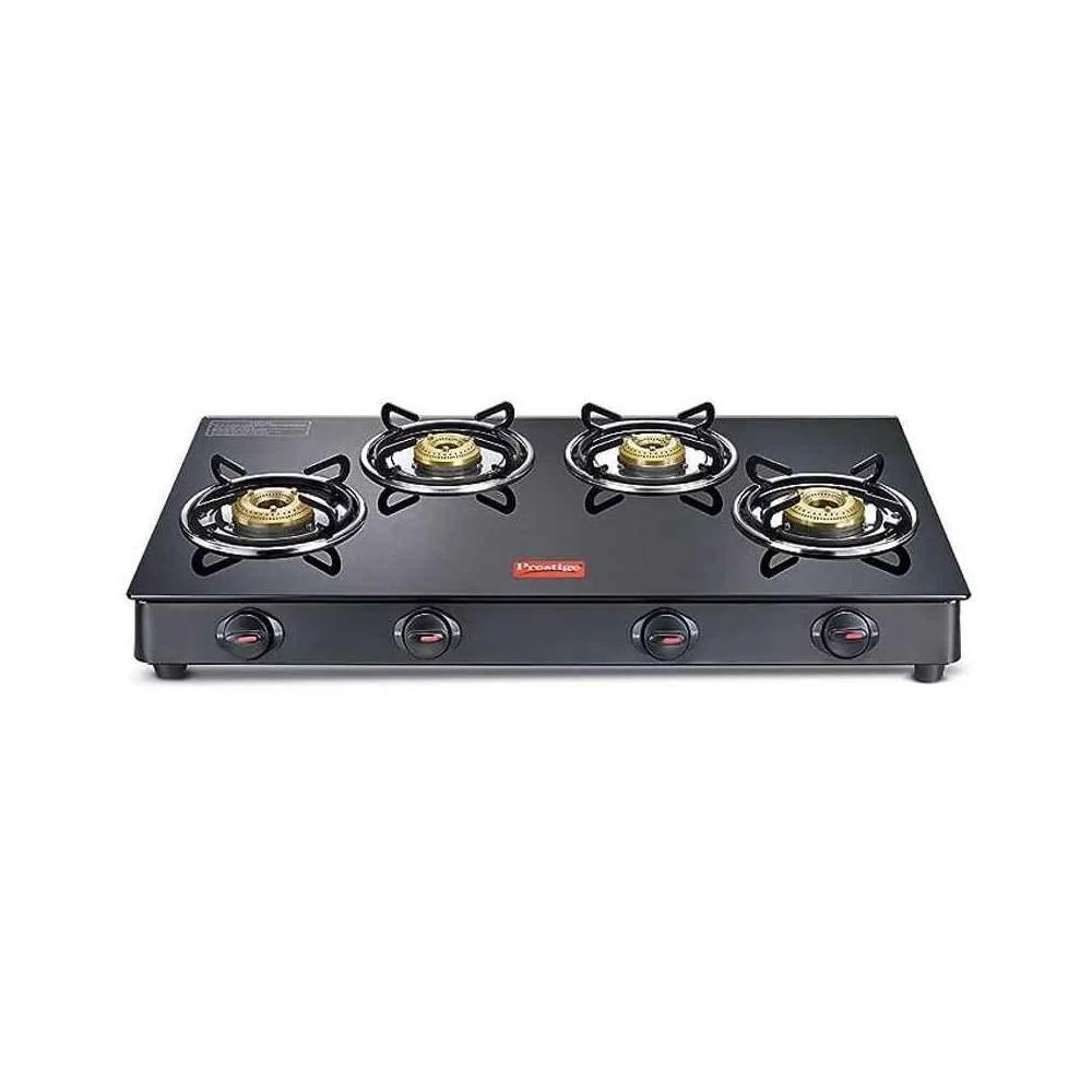 Prestige 40508 4 Brass Manual Gas Stove - Elevate Cooking - Pai