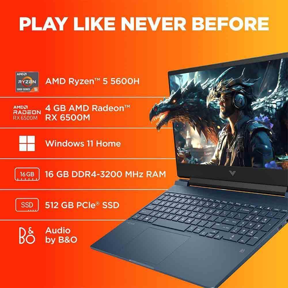 Buy HP 8F506PA AMD Ryzen 5 Laptop - Unleash Gaming Power - Pai