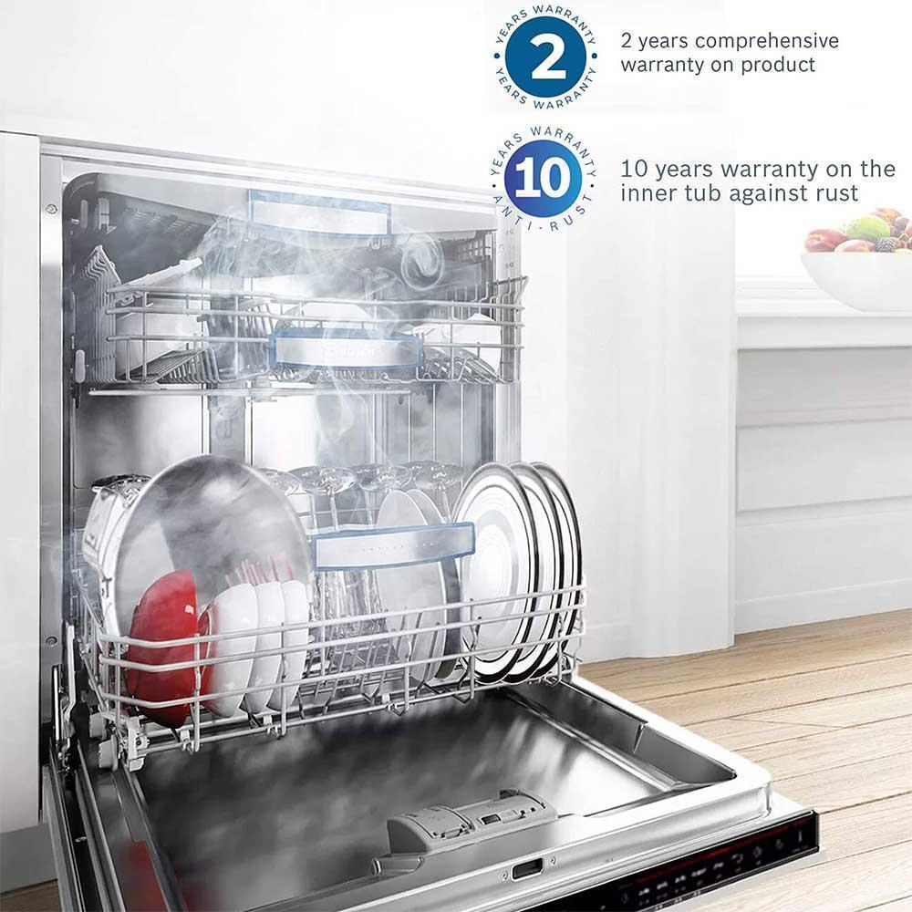 Bosch SMS6ITI01I 13 Place Settings Free Standing Dishwasher With (Silver)