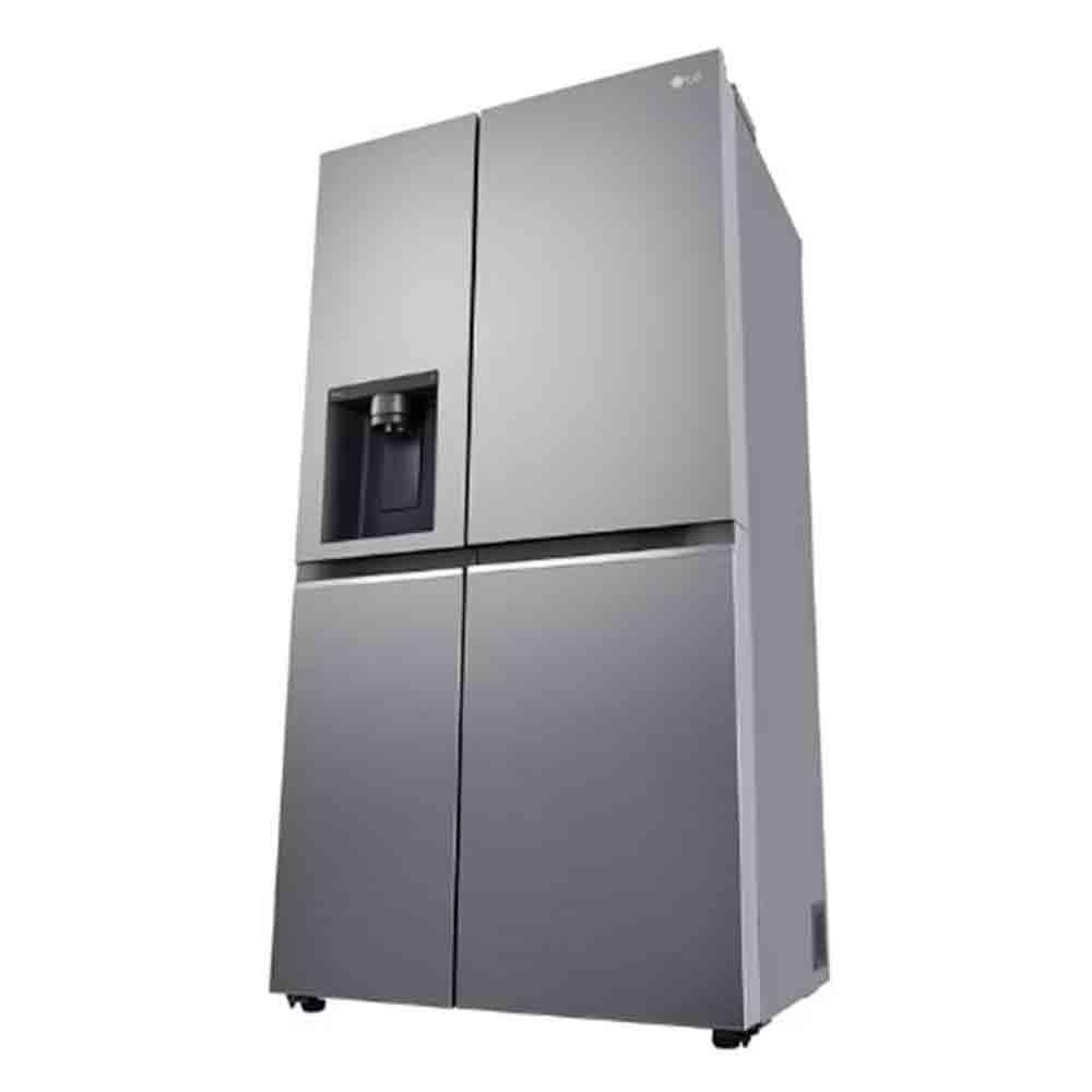 LG 635L 3 Star Side by Side Refrigerator - Shiny Steel - Pai