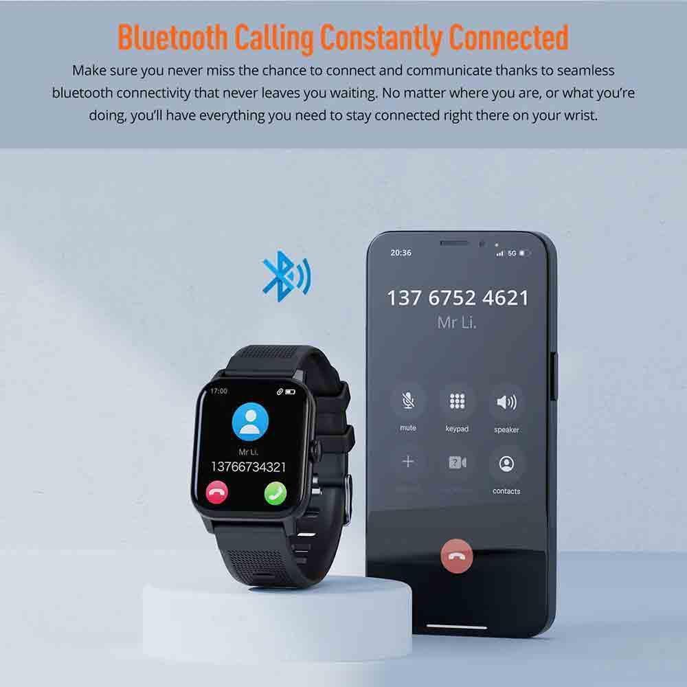Riversong BT Calling Smart Watch SW63 Motive 6S Health Tracker