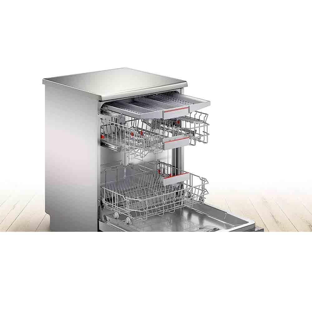 Bosch SMS6HVI01I 14 Place Settings Free Standing Diswashers(Silver)