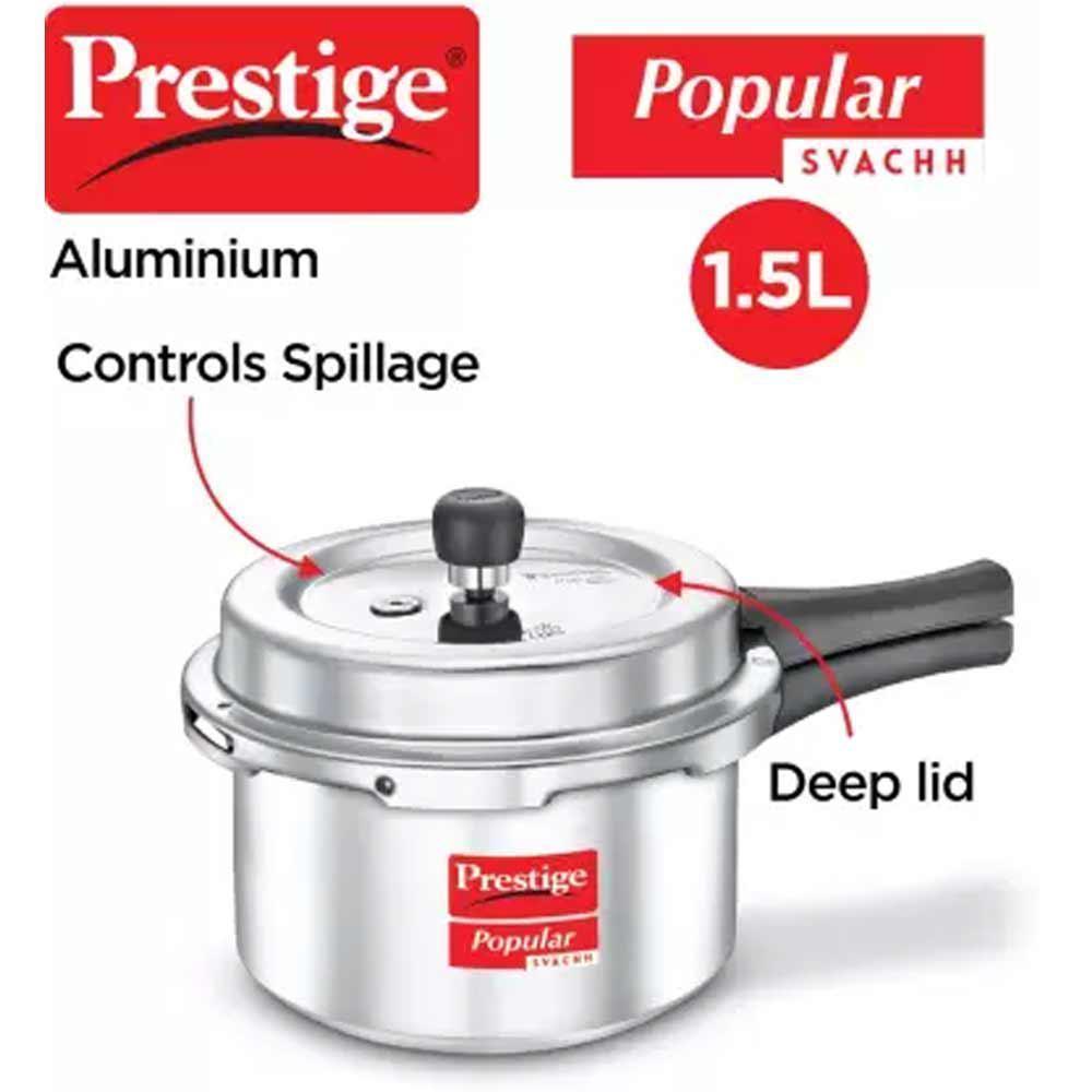 Prestige Popular Svachh Pressure Cooker Fast Clean