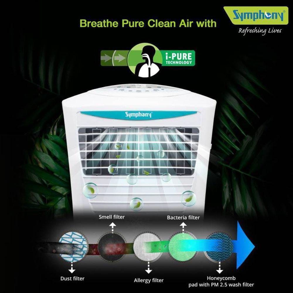 Buy Symphony 31 Litres Personal Air Cooler (White) Online