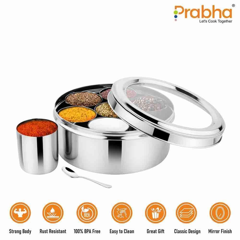 Buy Jumbo Spice Box with See-Through Lid Online Efficient