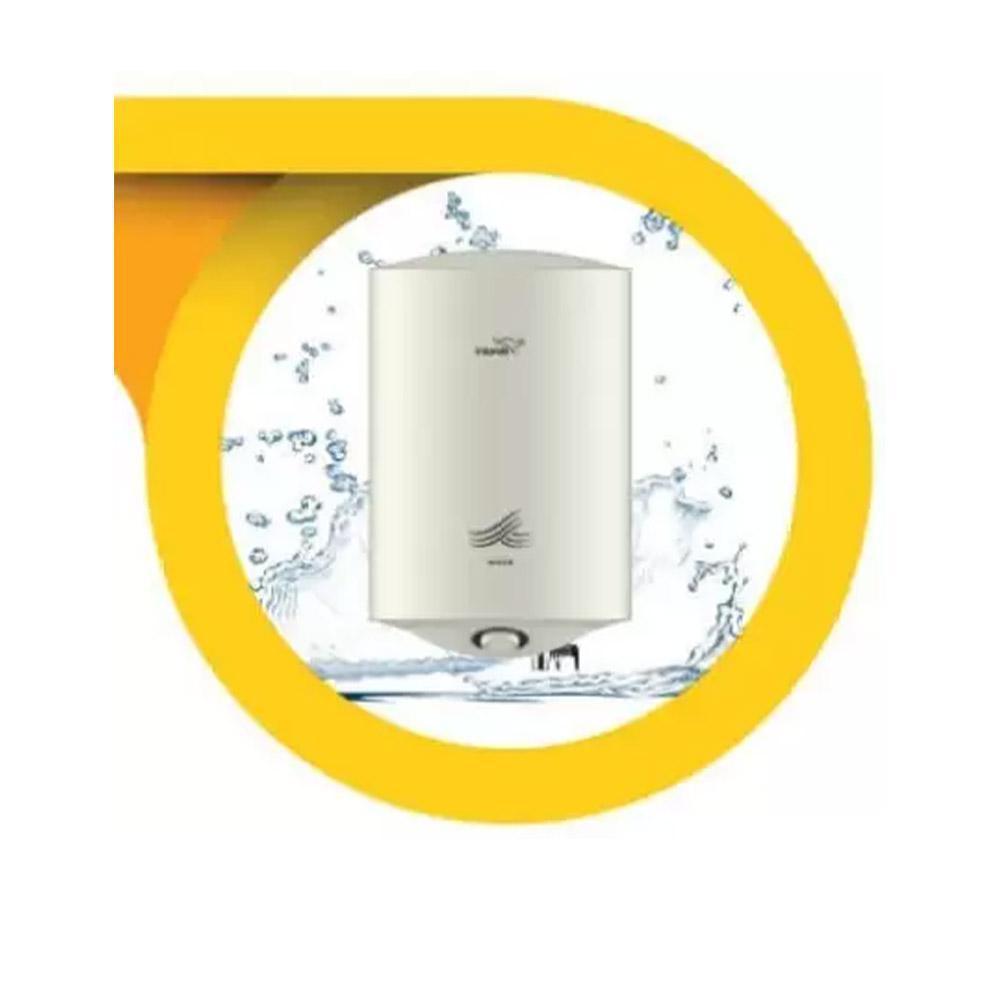 V-Guard VALCO 10 Litres Vertical Storage Water Geysers (3000685, White)