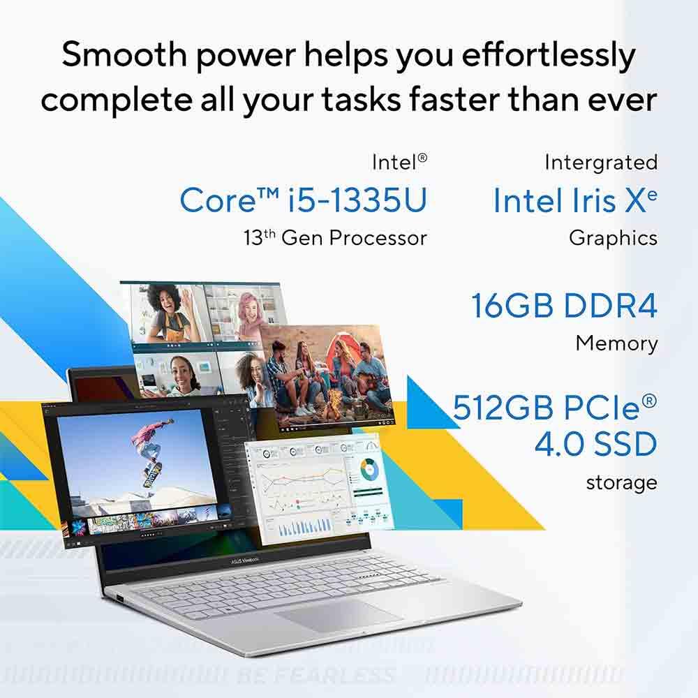 Buy Asus X1504VA-NJ540WS Core i5 Laptop 16GB RAM – Pai International