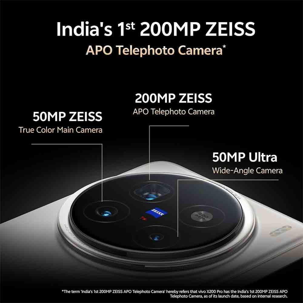 Buy Vivo X200 Pro 5G (16GB RAM, 512GB ROM) - Titanium Grey - Pai