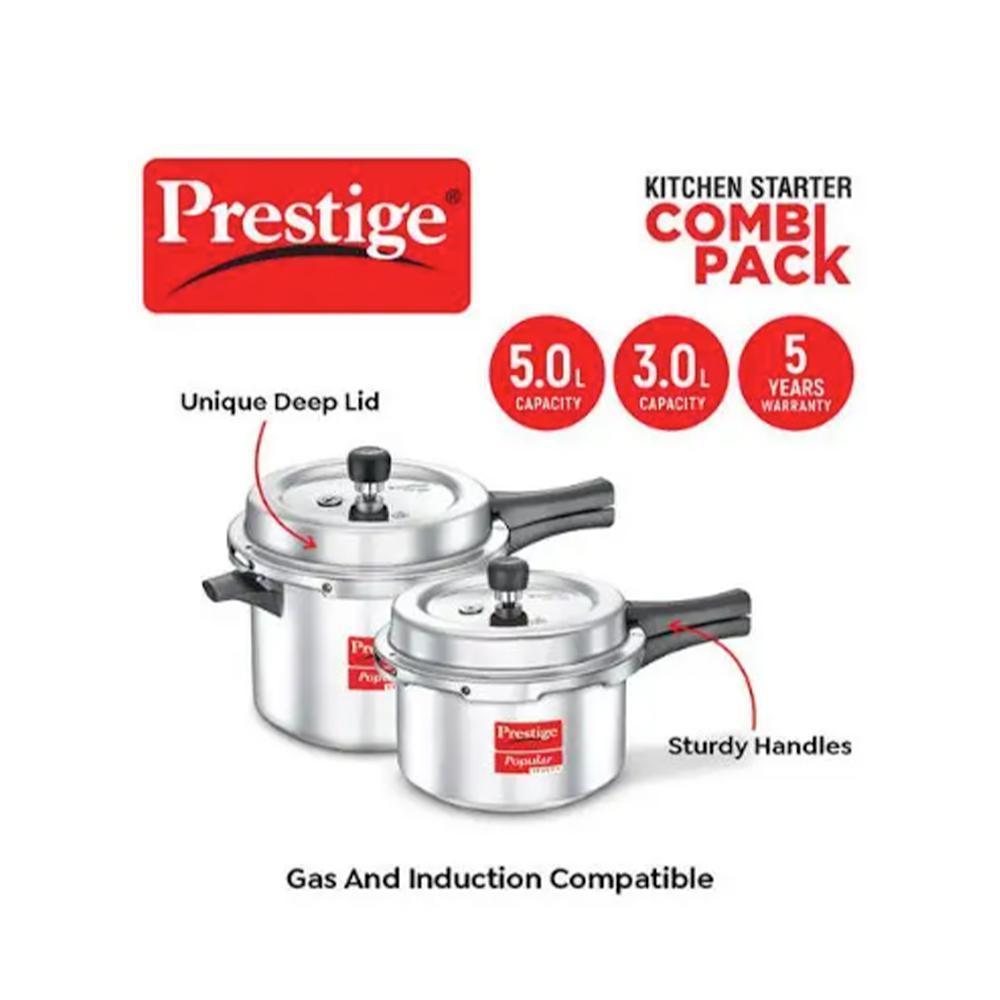 Buy Prestige Popular Svachh Combi Pack 3L 5L Aluminium
