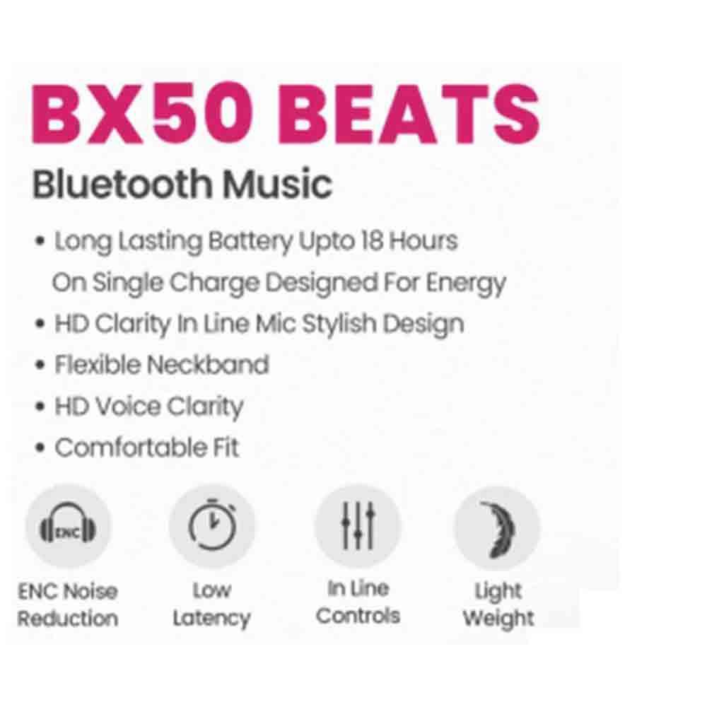 Buy Arrow BX50 Beats Neckband - HD Sound & Comfort - Pai International