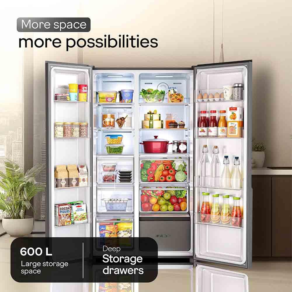 Buy Godrej 600L 3 Star Side by Side Refrigerator – Best Quality