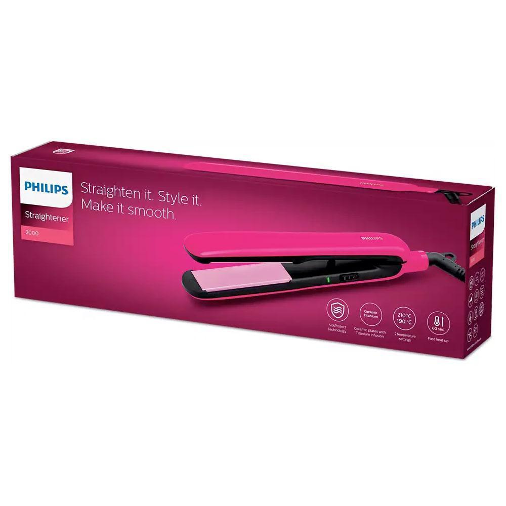 Philips BHS393/00 Silk Titanium Hair Straightener Gentle Styling