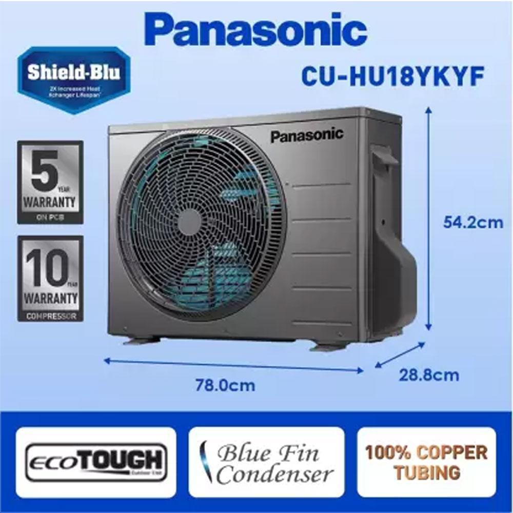 Panasonic Ton Star Inverter Split AC CS/CU-HU18YKYF Pai