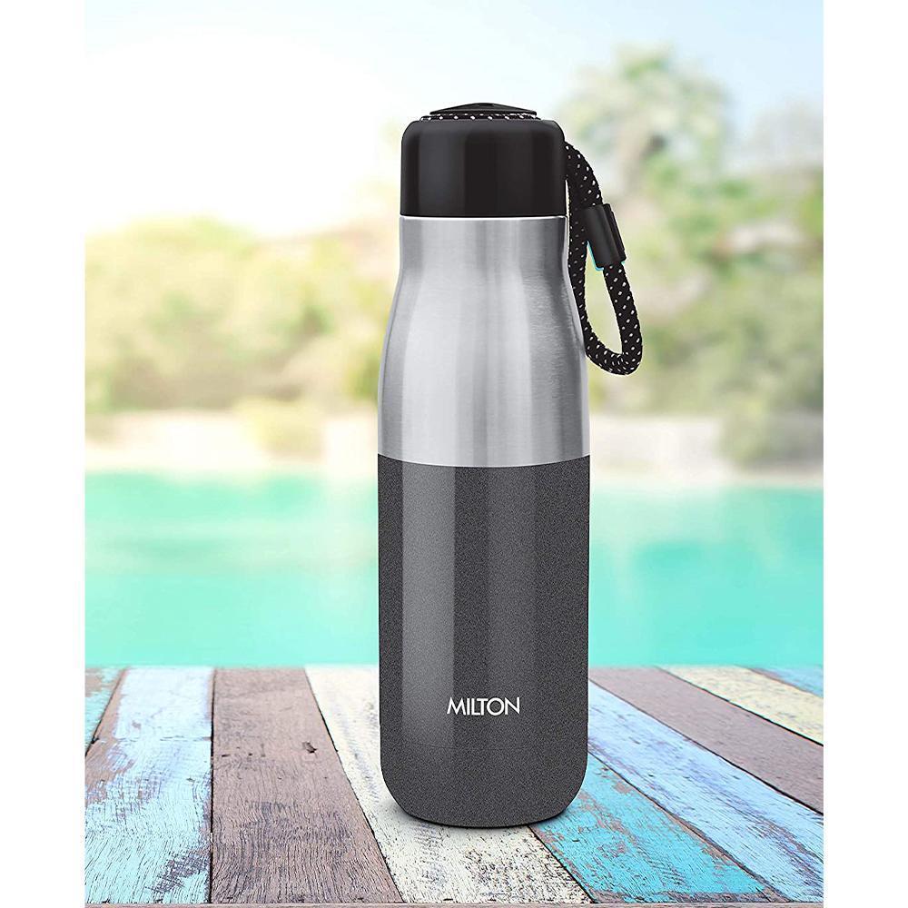 Milton Eminent 600 Thermosteel Vacuum Insulated Stainless Steel Hot Cold  Water Bottle (600 ml, Assorted Colour)