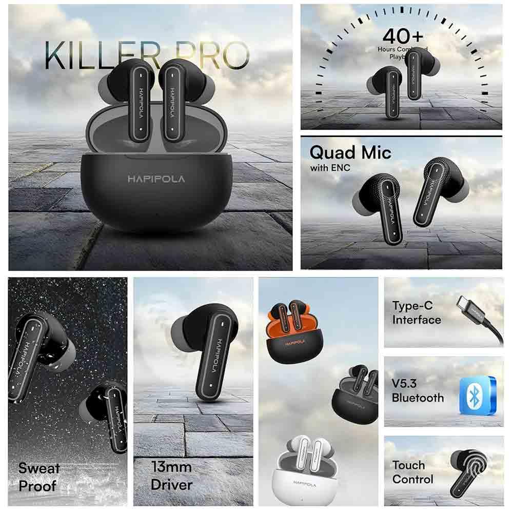 Buy HAPIPOLA ANC Killer Pro True Wireless Earbuds Best Sound
