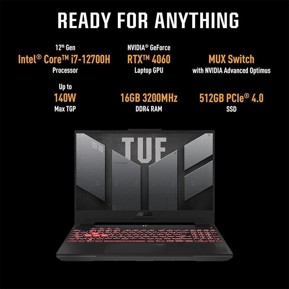 Buy ASUS TUF Gaming F15 FX507ZV-LP094W Laptop Unleash Power