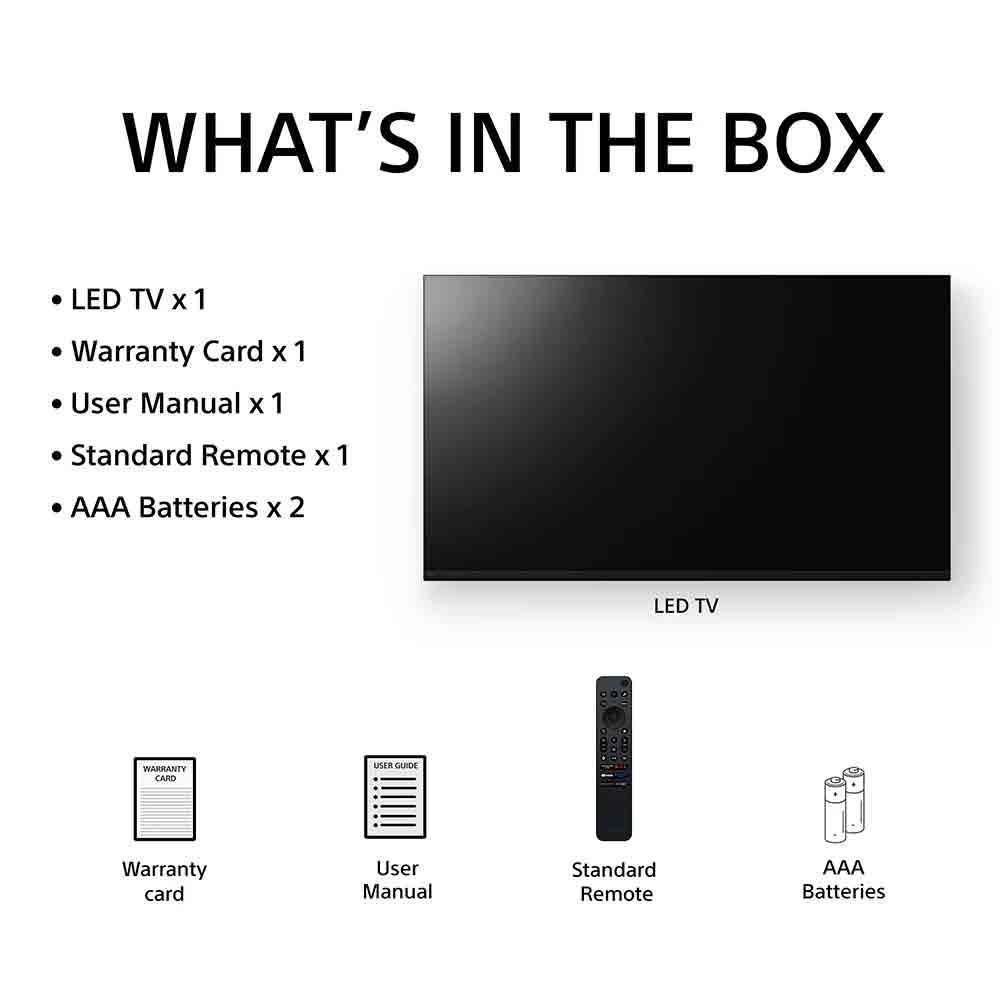 Buy Sony 65 Inch 4K OLED Google TV K-65XR80M2 – Pai International