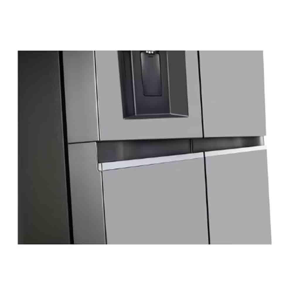 LG 635L 3 Star Side by Side Refrigerator - Shiny Steel - Pai