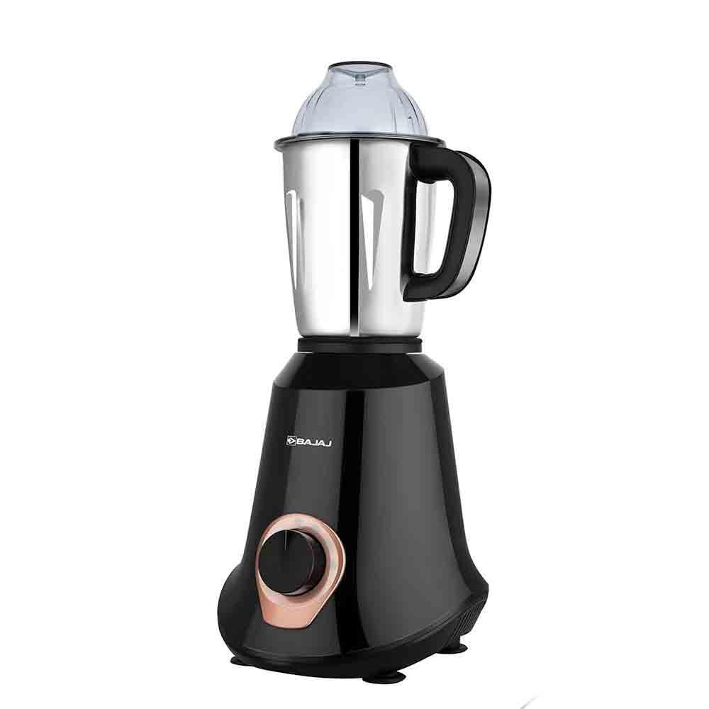 Bajaj Military 1000W Mixer Grinder (4 Jars, Jet Black) Pai