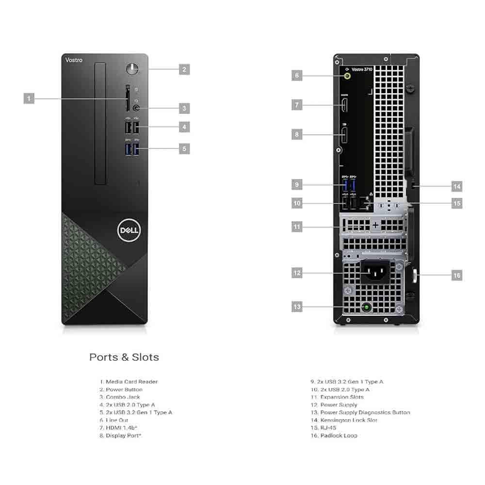 Buy Dell Vostro 3710 SFF with E2220H Monitor - Unleash Power