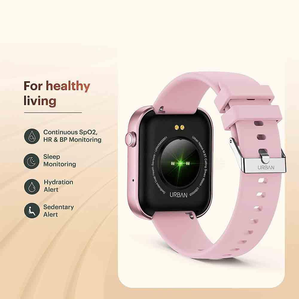 Buy Urban Nexus M Smart Watch (Rose Gold) Dial, HR BP
