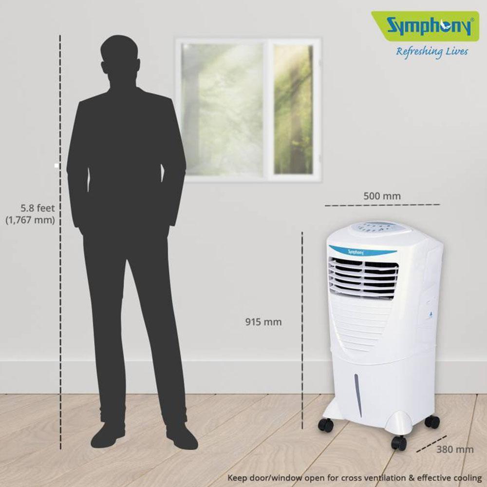Symphony 31 Litres Personal Air cooler(White)