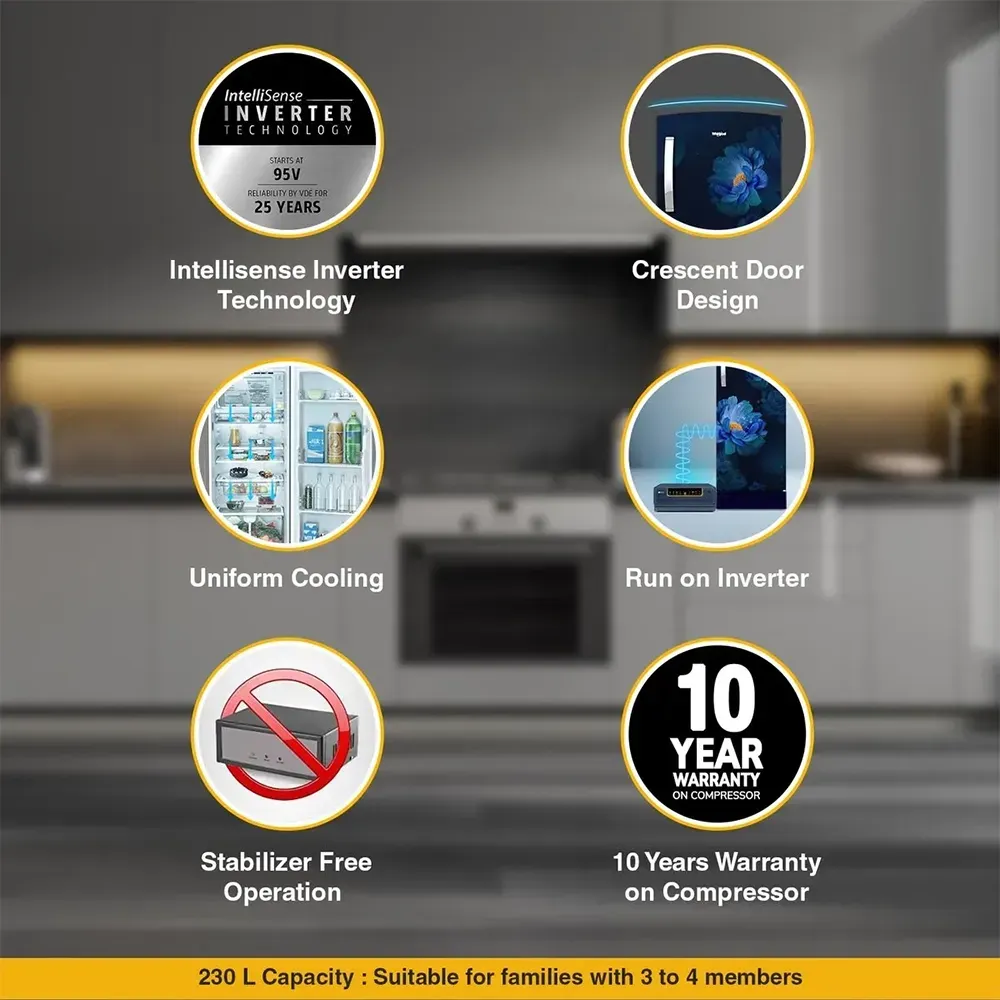 Buy Whirlpool 192L 3 Star Refrigerator - Pai International