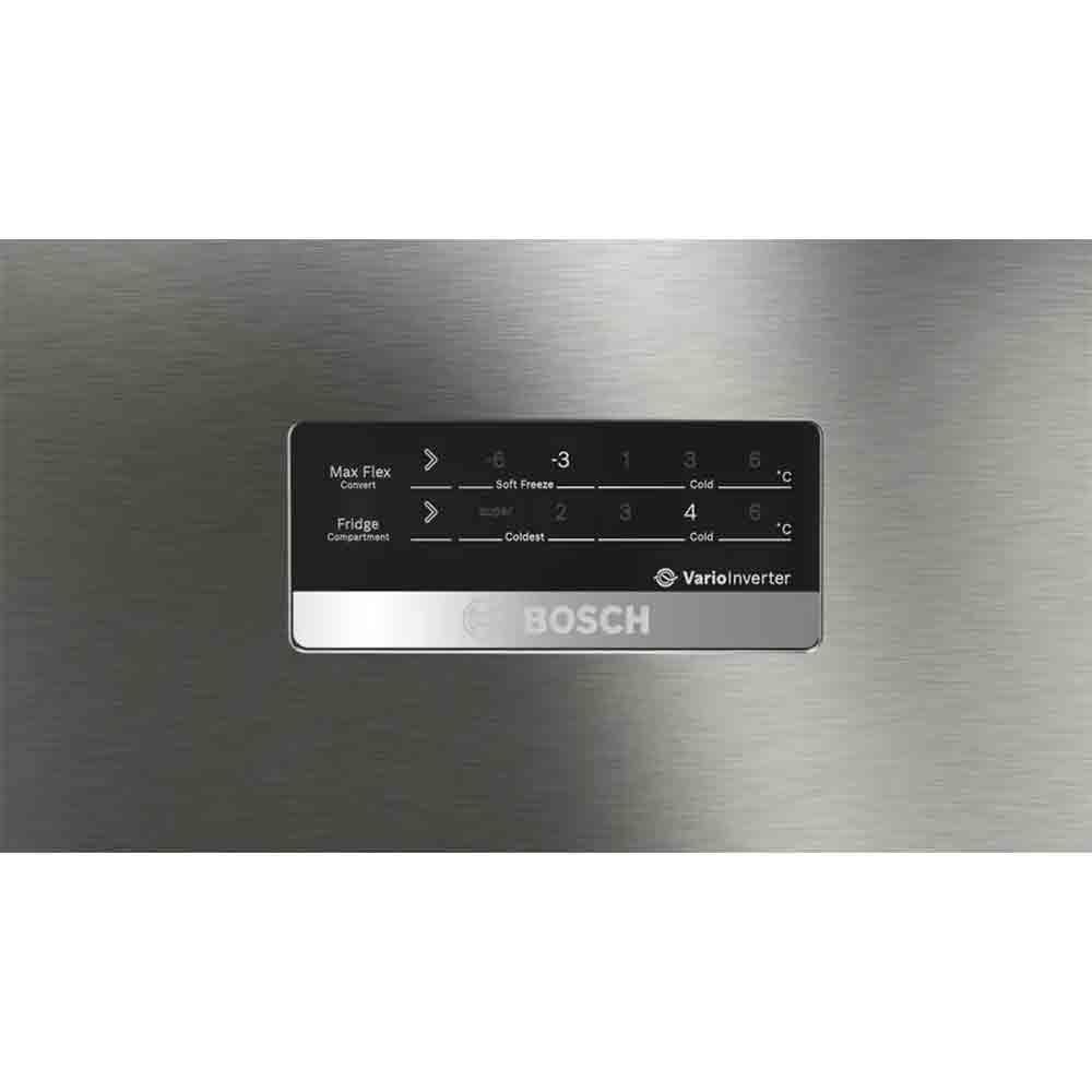 θríː 333 Buy Bosch 335L 3 Star Triple Door Refrigerator - Shiney Silver