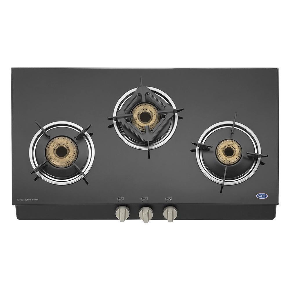 Buy Kaff CTB713BAI 3 Brass Burner Gas Stove - Stylish & Durable