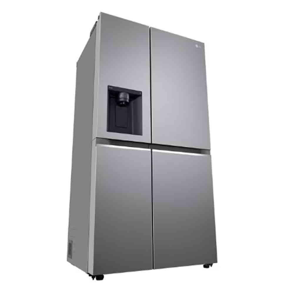 LG 635L 3 Star Side by Side Refrigerator - Shiny Steel - Pai