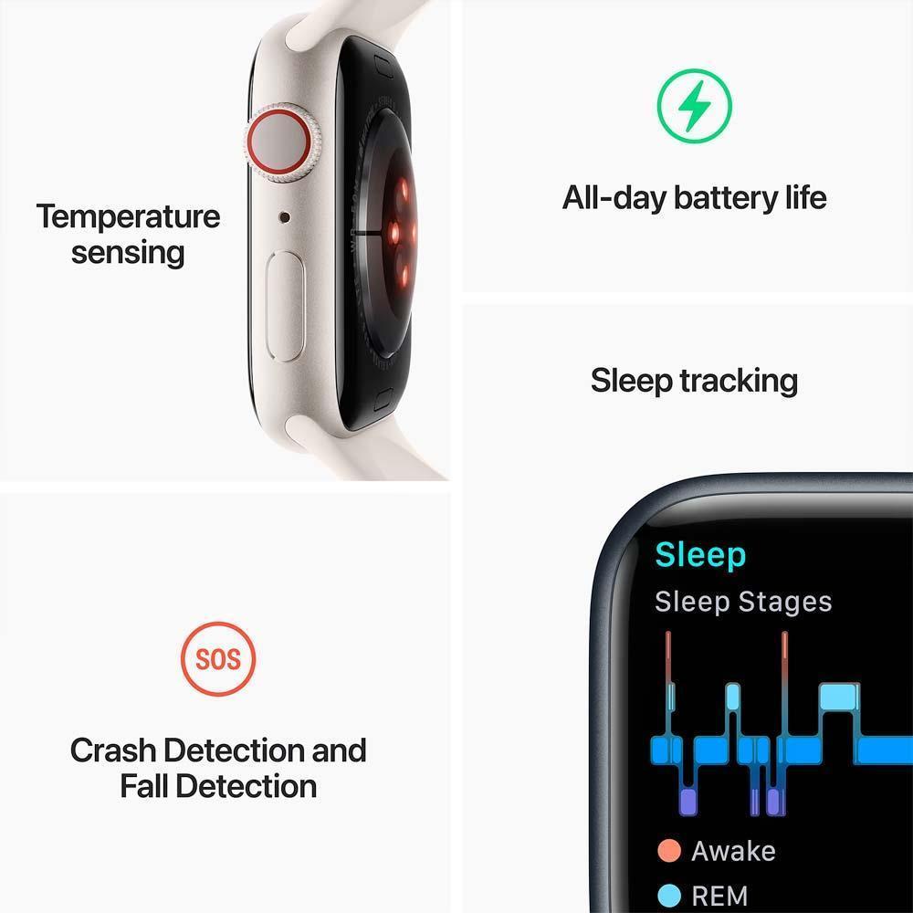 Apple MR993HN/A Smart Watch (Midnight) Health Tracker More