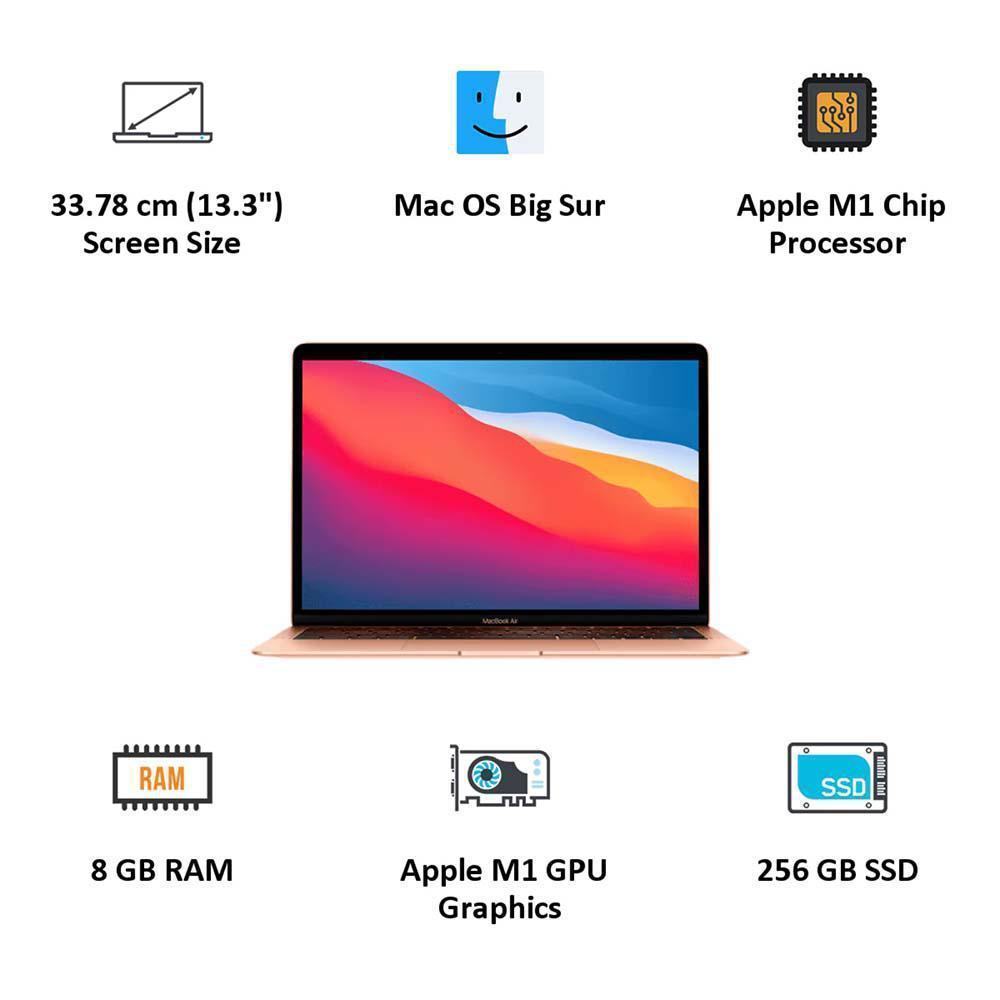 Apple MGND3HN/A M1 Laptop - Lightweight & Powerful - Pai International