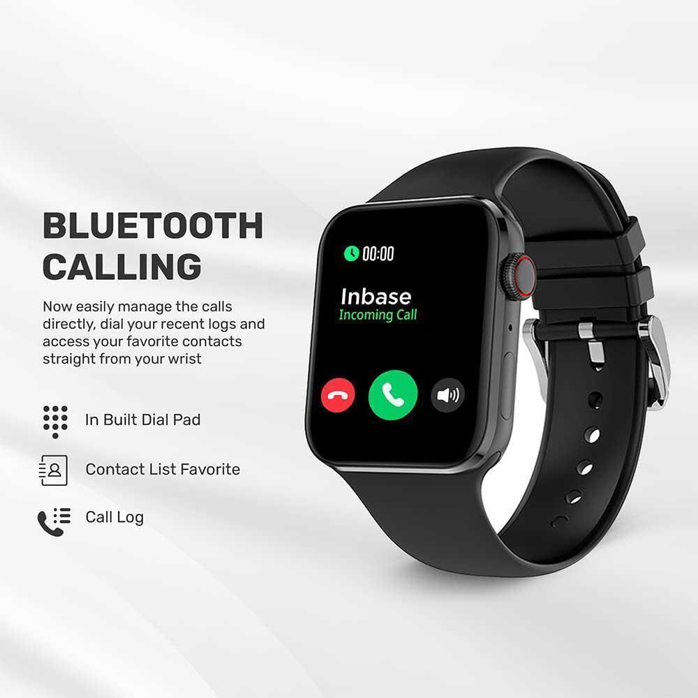 Inbase Urban FIT S Smart Watch (Black) Premium Features Style