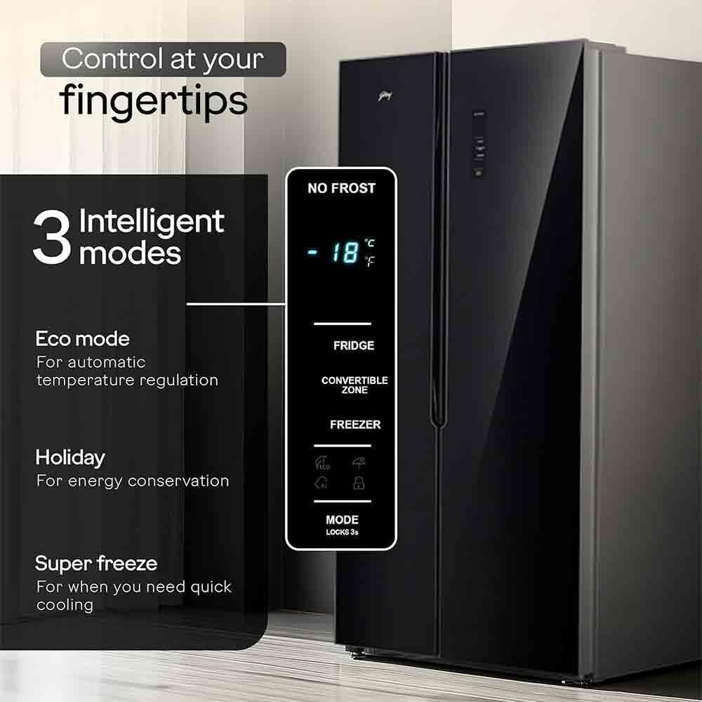 Buy Godrej 600L 3 Star Side By Side Refrigerator – Best Quality