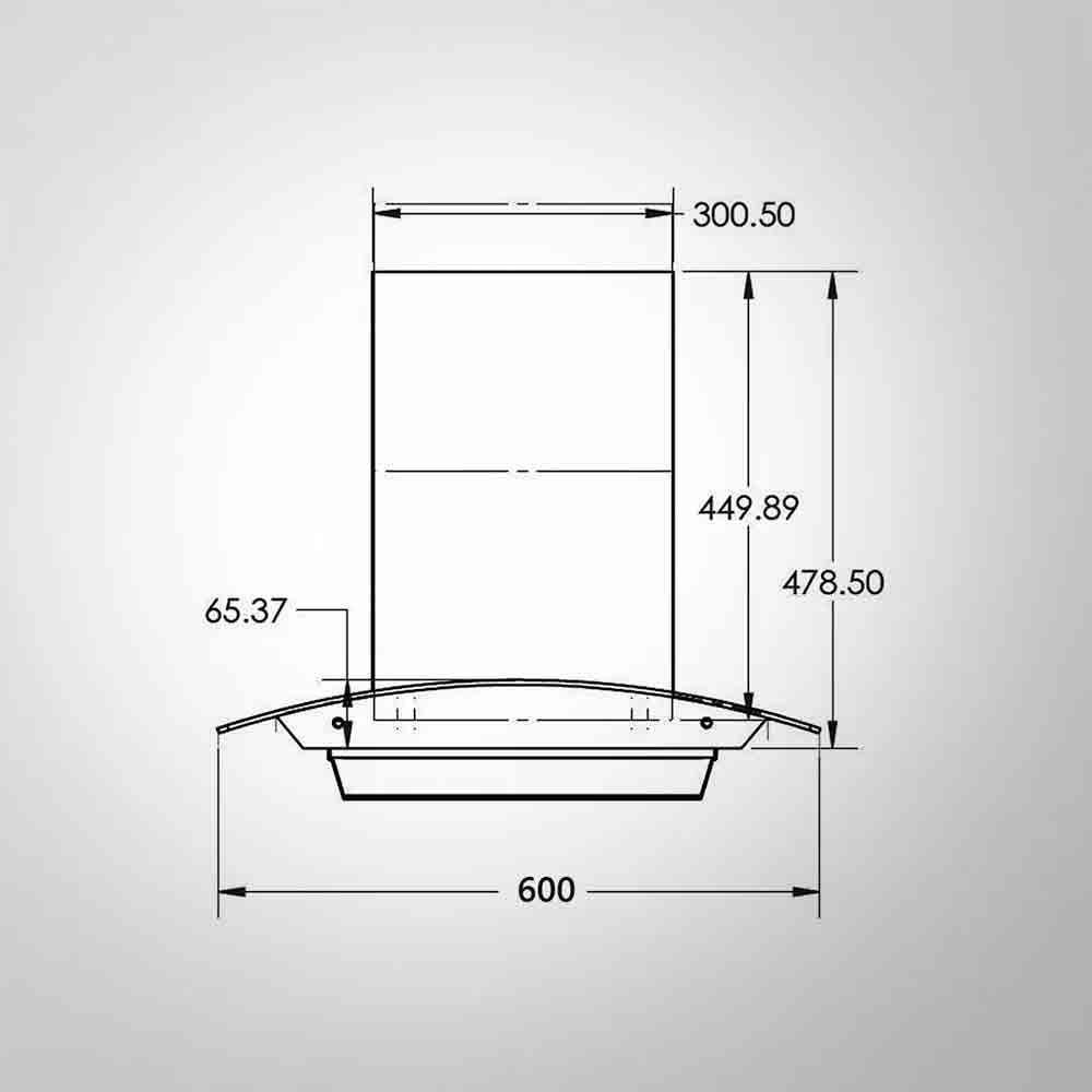 Kaff MAINZ 60DC Chimney: Advanced Kitchen Ventilation - Pai